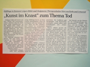 Ausstellung Kunst im Knast - Presse