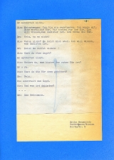 Spieltext Die rote Tür, Anspiel (1958)