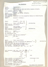Spieltexte Technisches Theater (verschiedene Texte) (1966 - 1968)