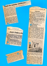 Zeitungsartikel zu musichen Aktivitäten (1963)
