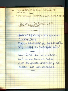 letzte persönliche Einträge in eine Kladde, Seite 3